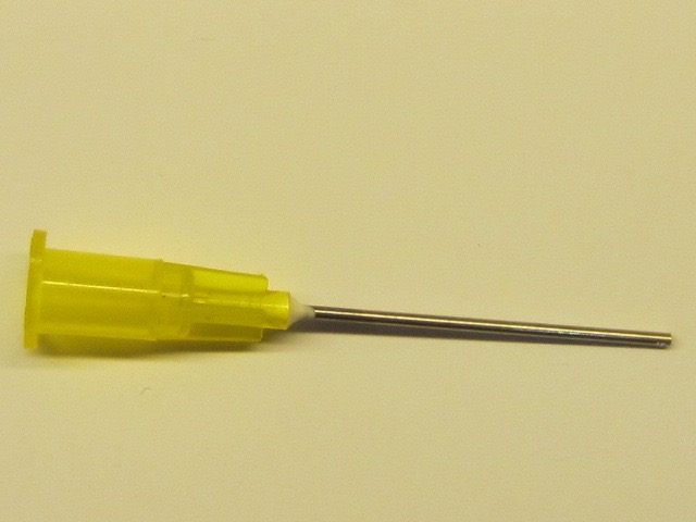 1pc. PRECISION YELLOW(20ga) 1" GLUE TIP